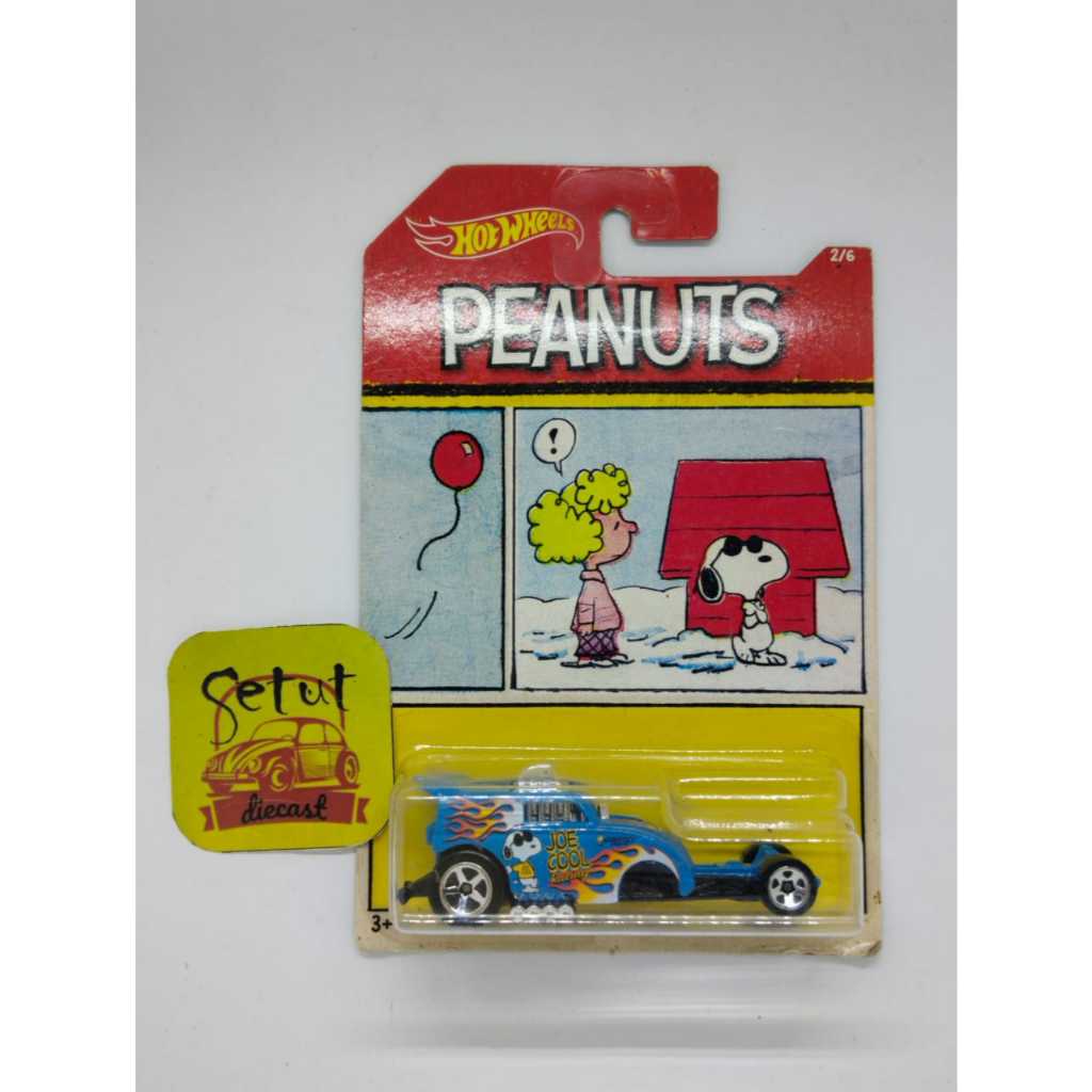 HOT WHEELS HOTWHEELS PEANUTS ALTER EGO BIRU BLUE RARE
