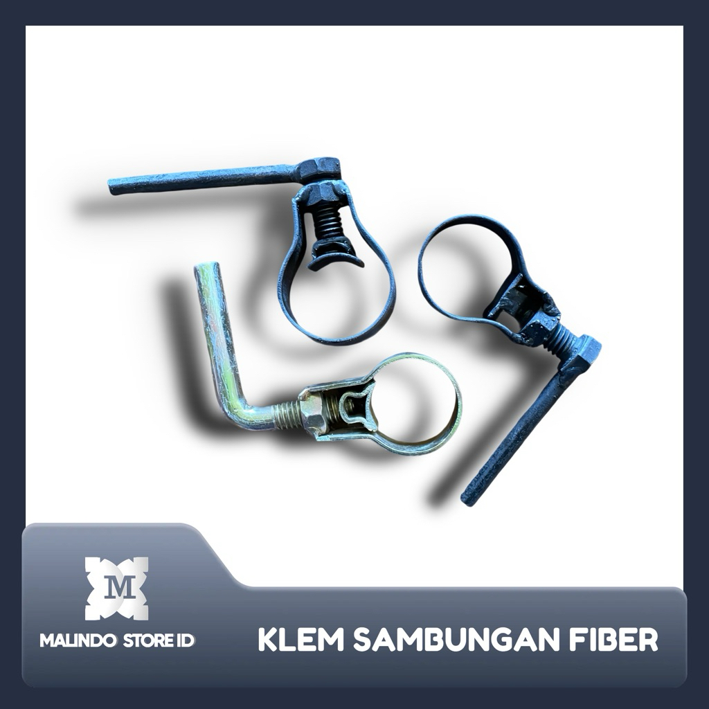 Klem Pengunci Sambungan Fiber atau Galah / Pengunci Pipa Egrek
