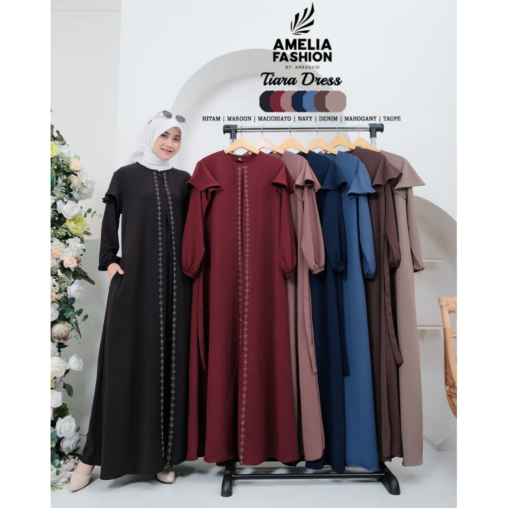 TIARA DRESS ORY BY AMELIA FASHION/GAMIS TIARA ORY AMELIA/GAMIS MARINA SILK