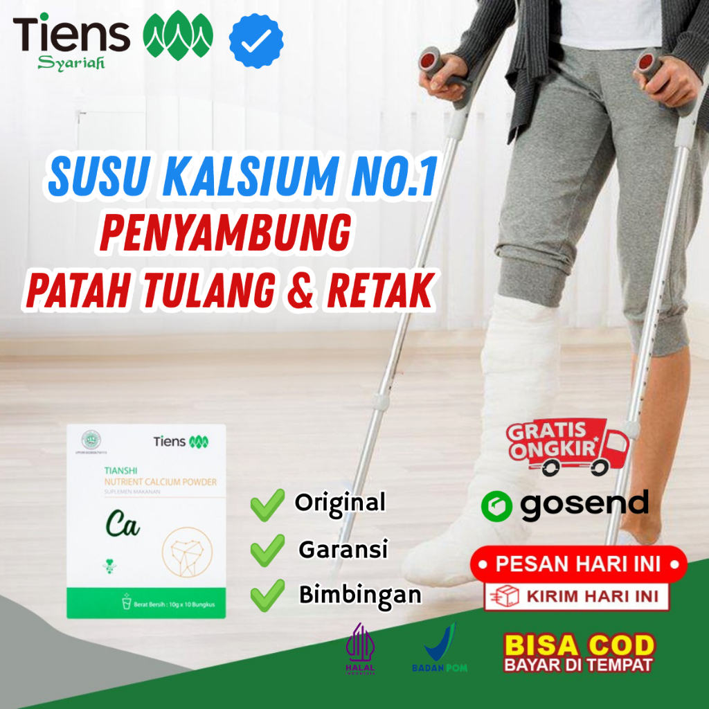 

Susu Tiens Untuk Patah Tulang Tianshi Nutrient Super High Calcium Powder Kalsium 100% Organik Tiongkok