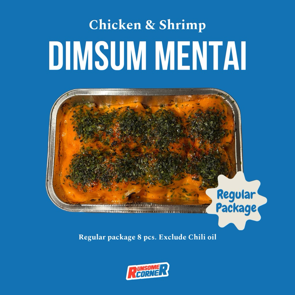 

Dimsum Mentai Regular Package isi 8 (Exclude Chili Oil)