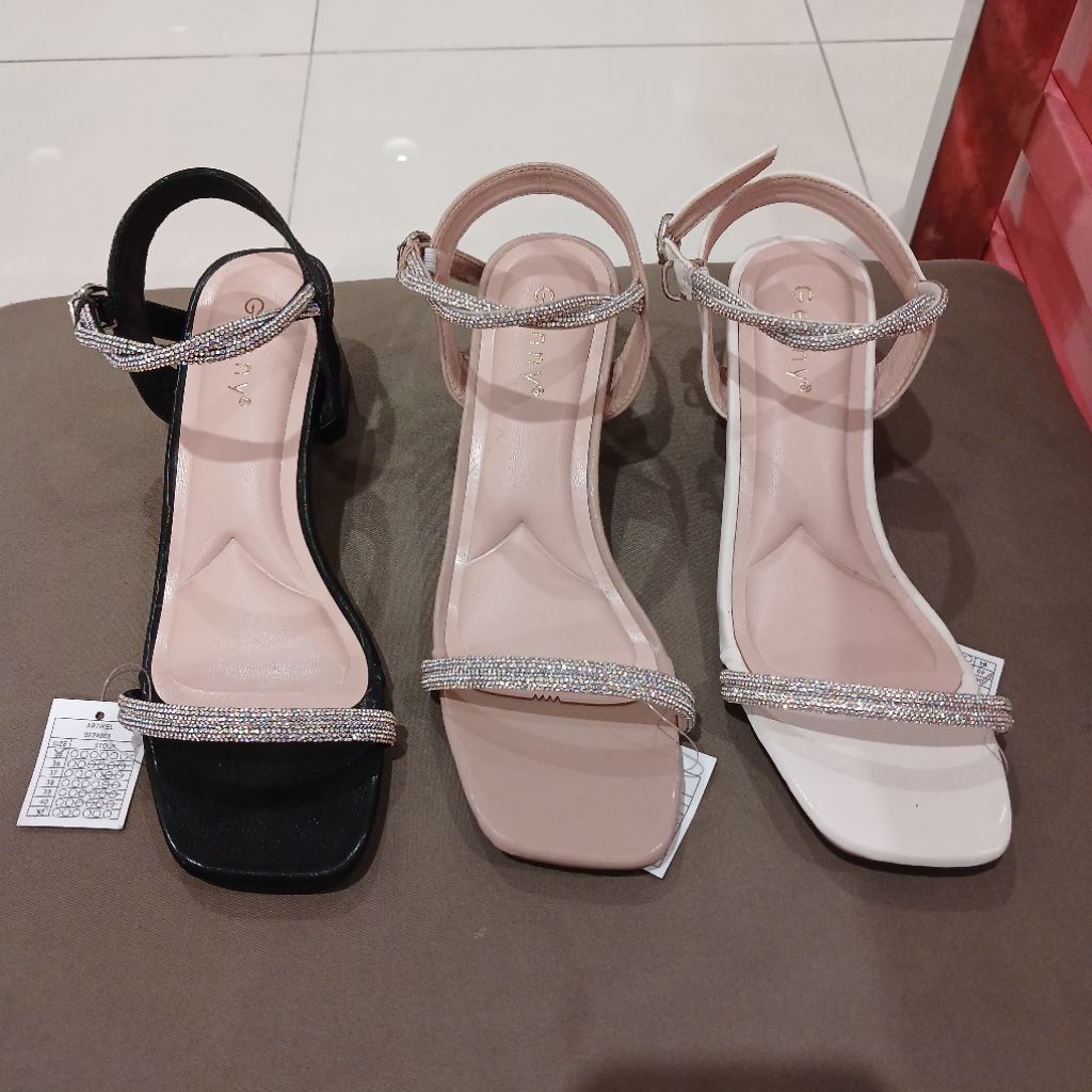 sandal tali wanita heels 5cm GENNY❗️ori matahari