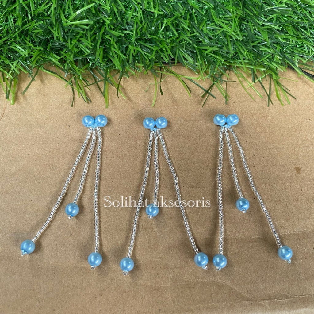 Payet juntai/aksesoris juntai mutiara -+8cm/payet hiasan baju/hiasan baju kebaya/payet brukat