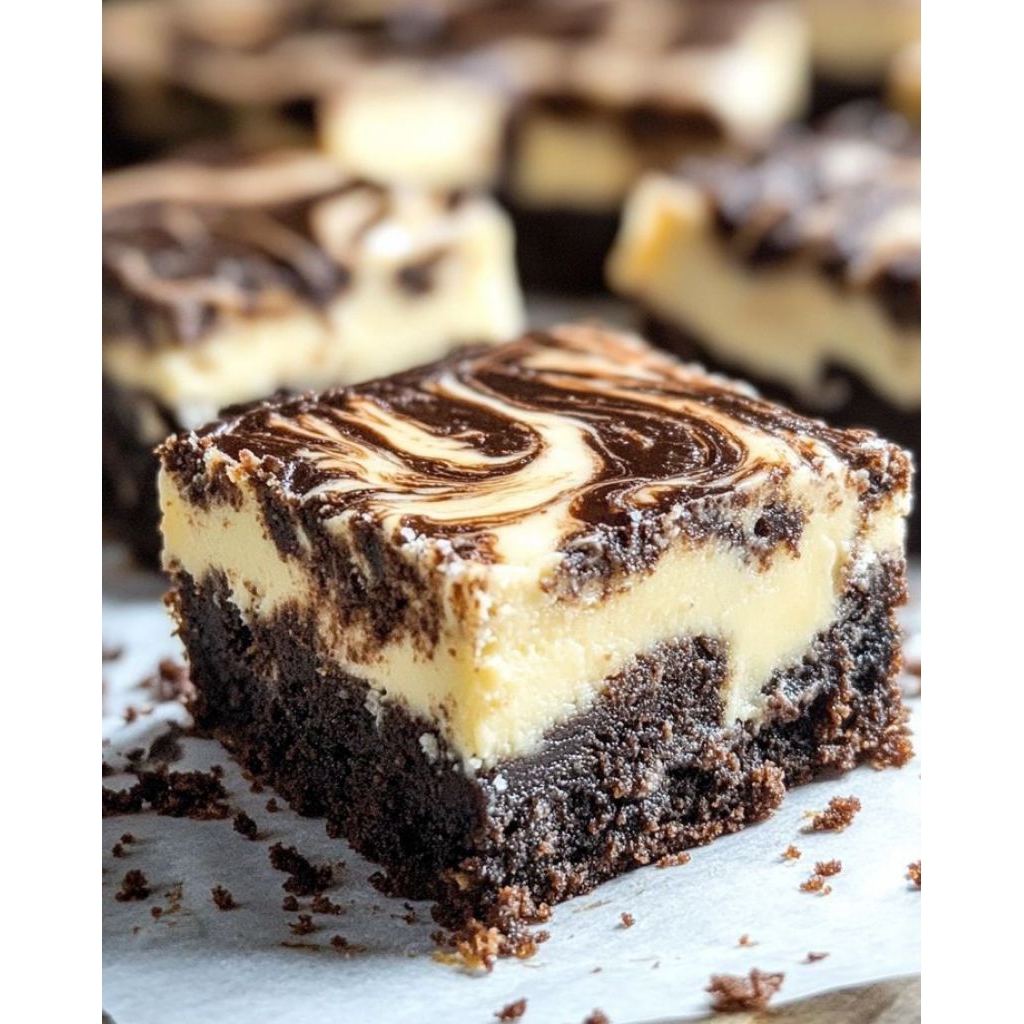 

fudgy brownies cream cheese