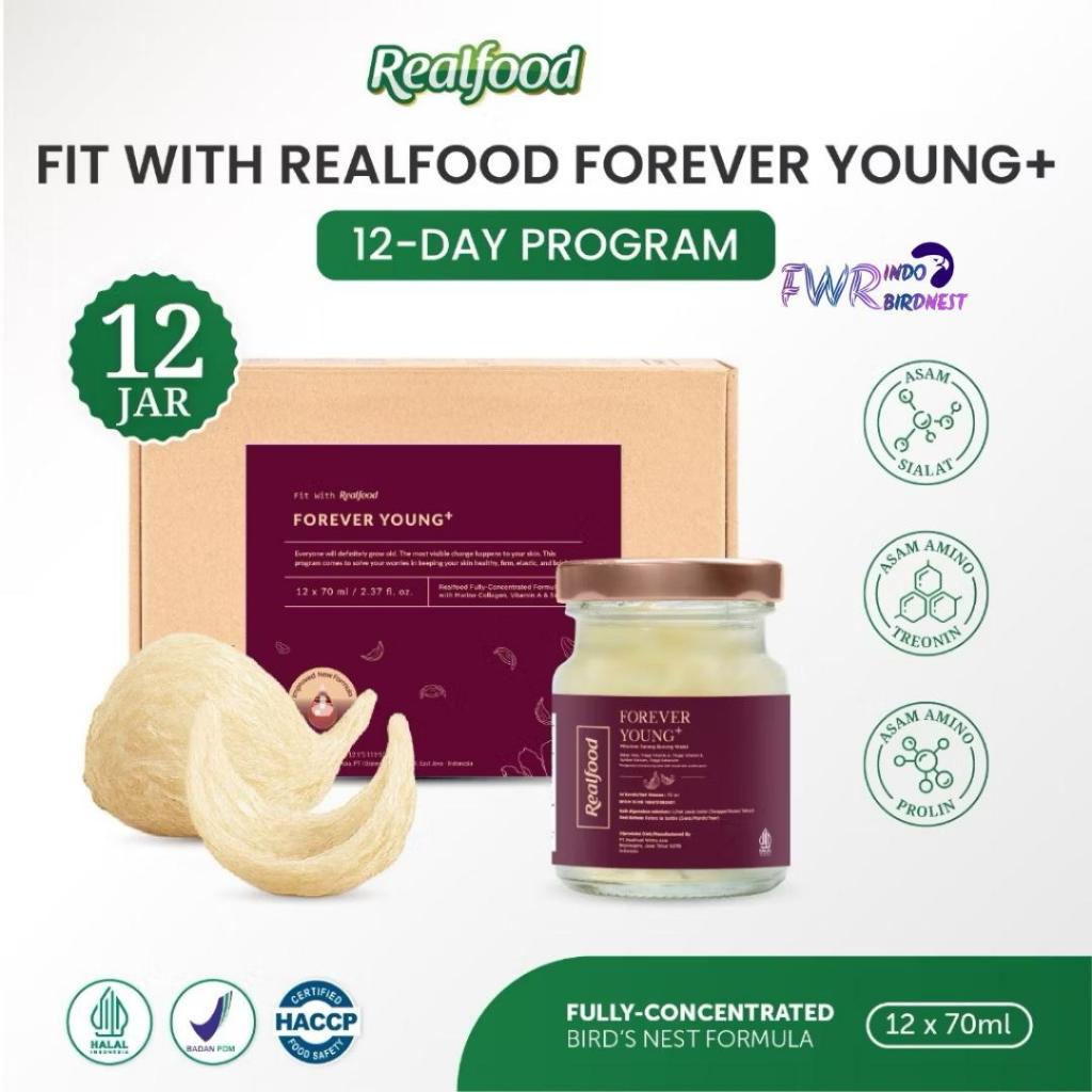 

Realfood Forever Young Plus 12 Jar Bird Nest Collagen Drink | Sarang Burung Walet | Minuman Kolagen