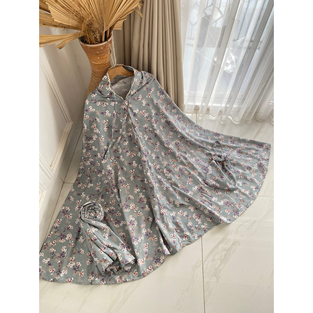 Mukena motif bunga - mukena dewasa - mukena motif terbaru - Mukena motif