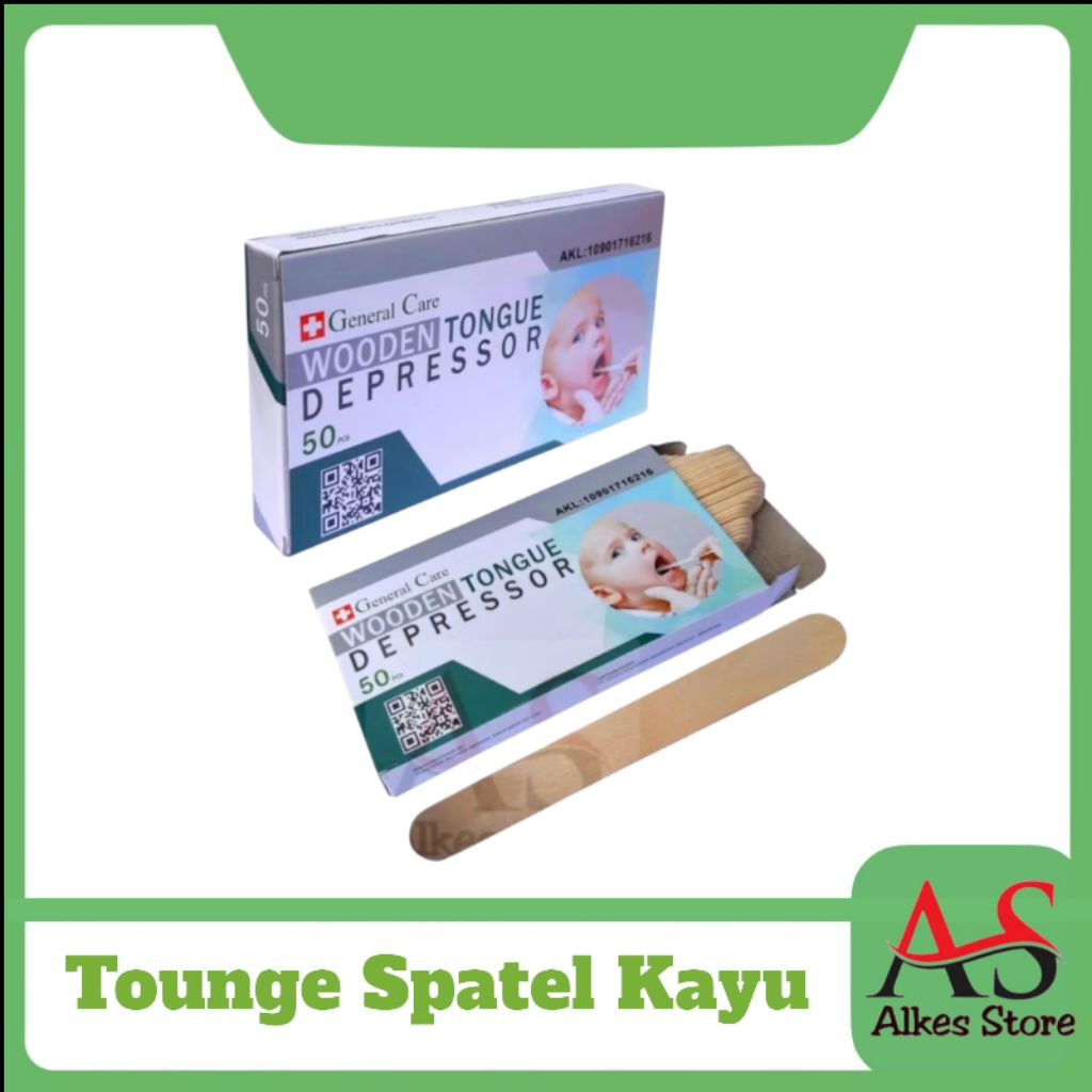 Tounge Spatel kayu  Sudip Lidah  Spatula