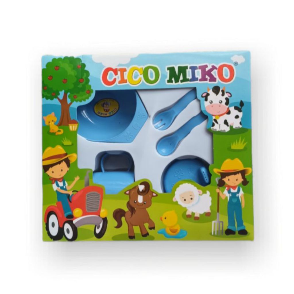 Feeding set Makan bayi /Tempat makan bayi Cici Miko udah SNI