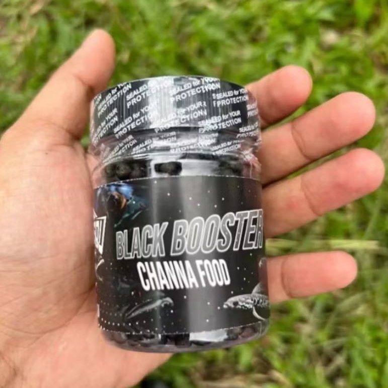 Pelet Channa Black Booster by Bos Bos Qu (Pigmen Black)