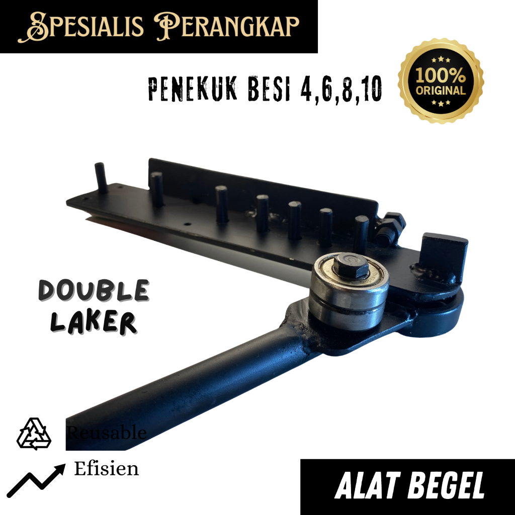 Alat Bending Besi Beton – Penekuk Begel Manual Kualitas Tinggi | Alat Tekuk Besi 4–10mm | Alat Penek