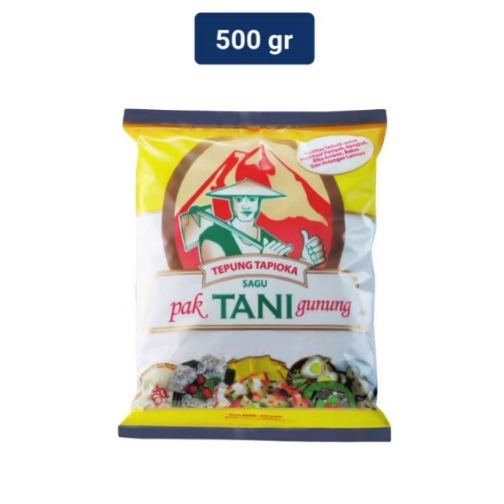 

Tepung Tapioka Cap Tani Gunung 500gr