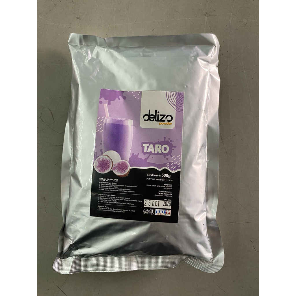 

Serbuk minuman delizo taro 500 gr