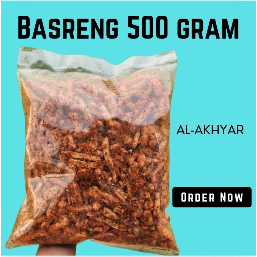 

Basreng Pedas Daun Jeruk 500gram Cemilan Makanan Snack