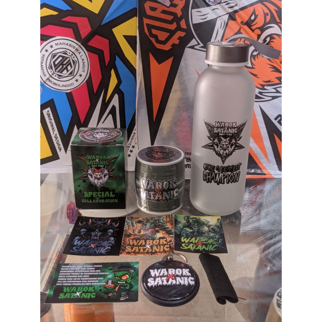 gelasan warok x satanic spesial collaboration 1600 yard plus tumbler beling