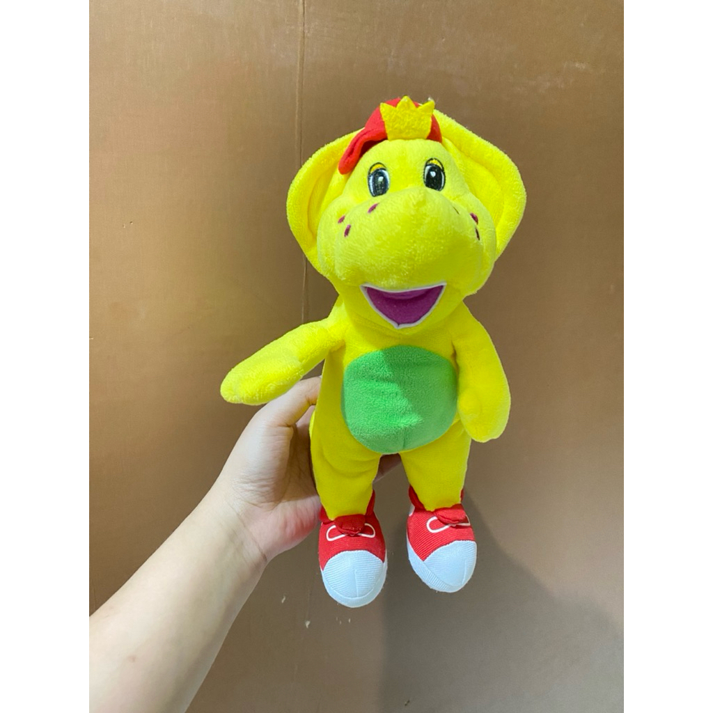 Boneka BJ the Yellow Dinosaur karakter Barney and Friends size 30cm Original / Boneka B.J Barney / B