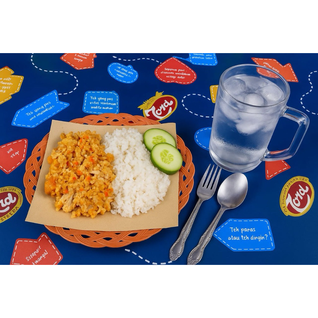 

Paket Ayam Geprek + Nasi + Air Es