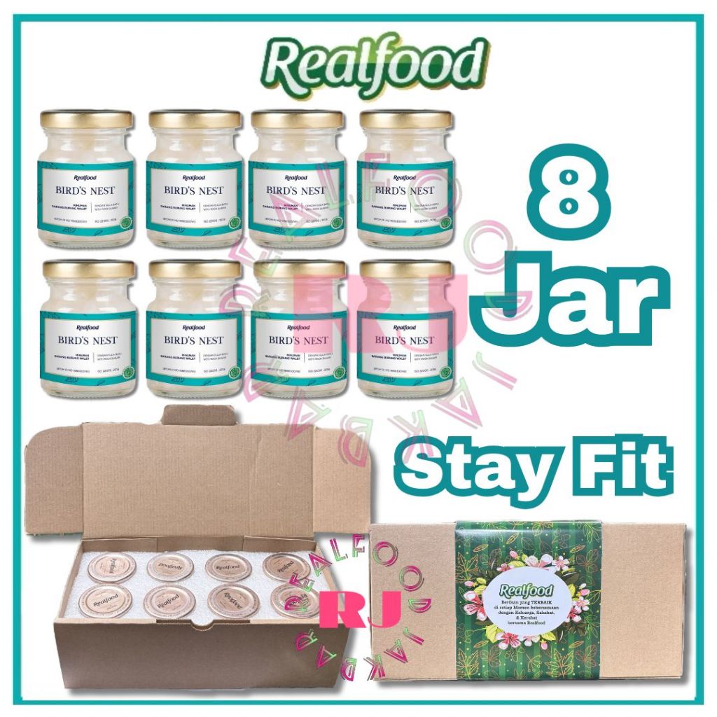 

Realfood Stay Fit 8 Jar ( Minuman sarang burung walet )