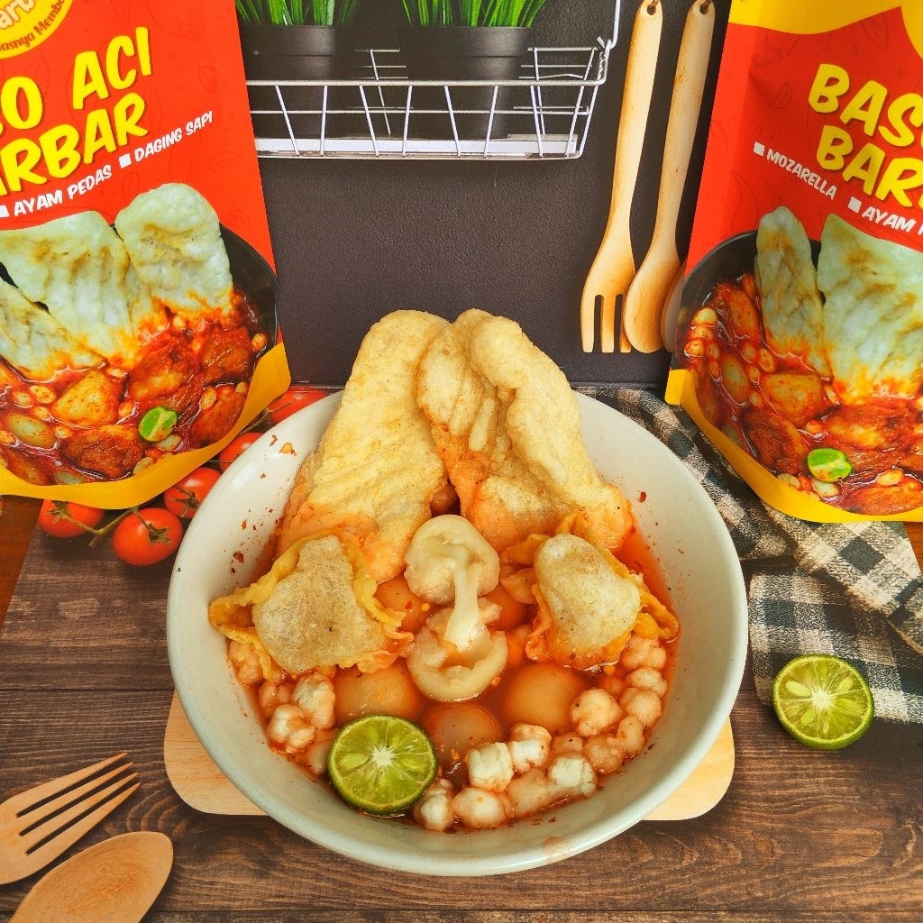 

Baso Aci Barbar Isi Mozarella Frozzen Food