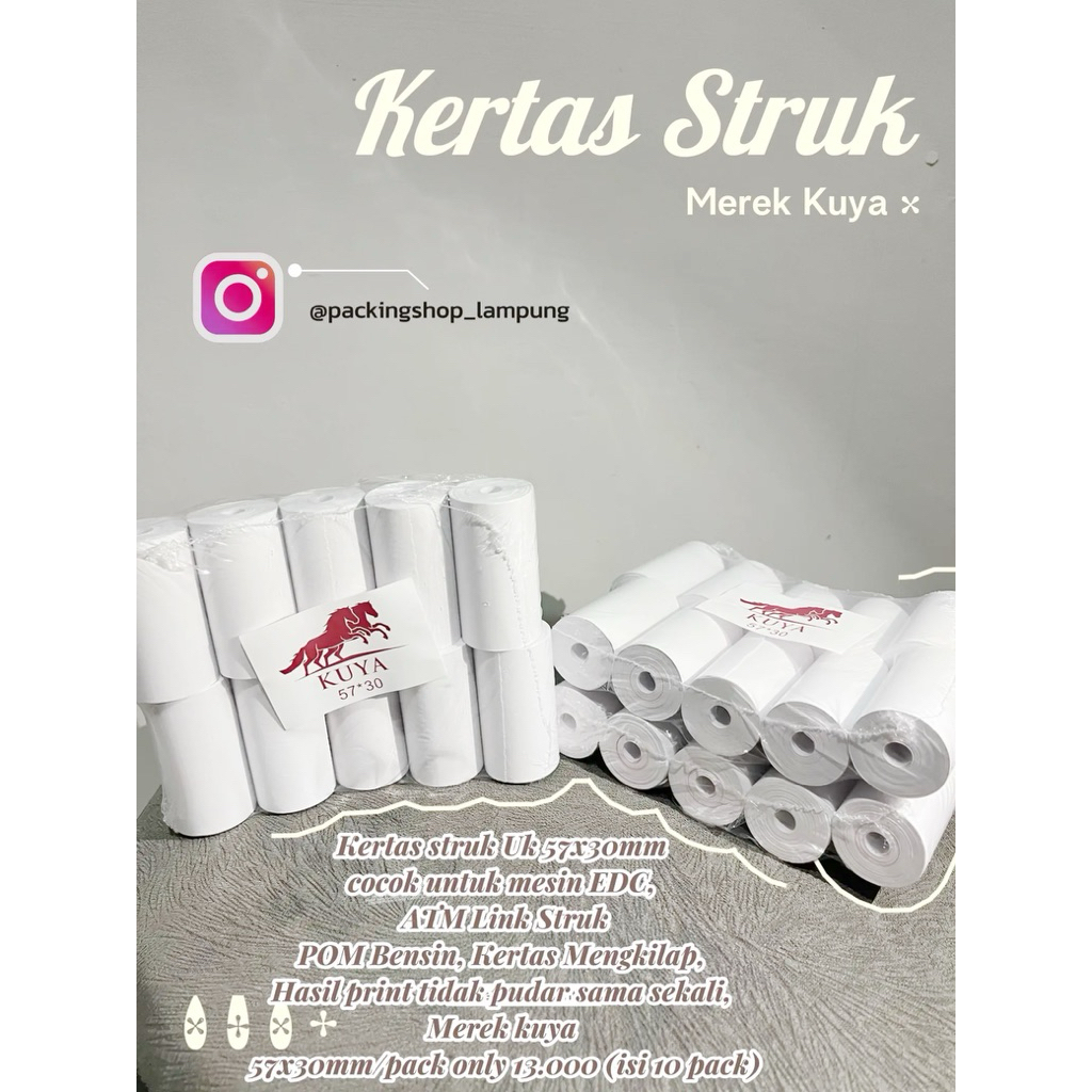 

THERMAL KUYA UK 57x30 KHUSUS UNTUK STRUK KECIL Lampung