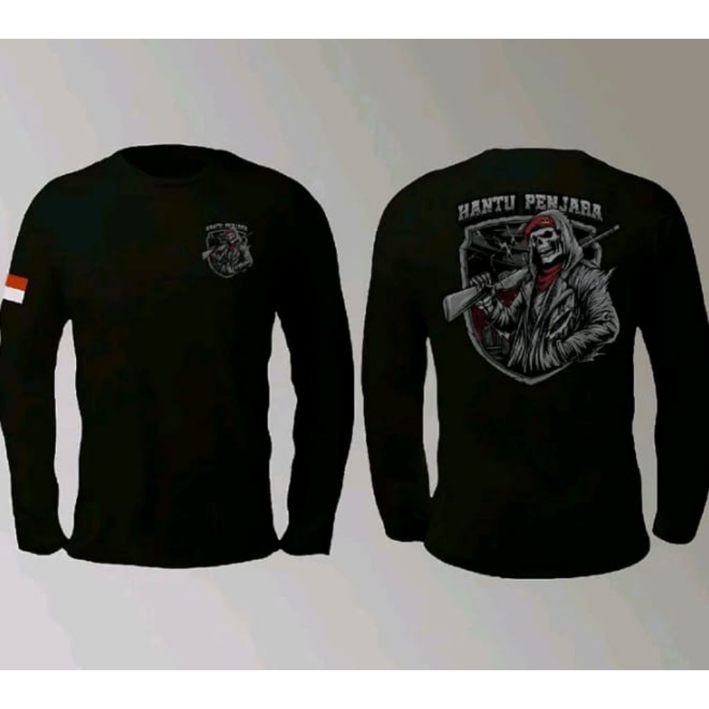 Kaos Lengan Panjang Hantu Penjara
