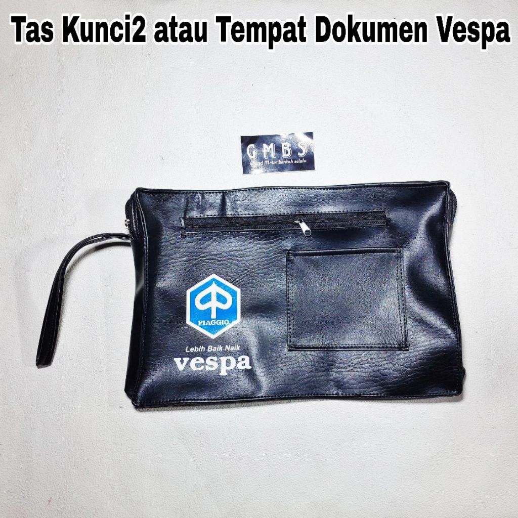 Tas Besar Tempat Kunci BPKB Dokumen Vespa