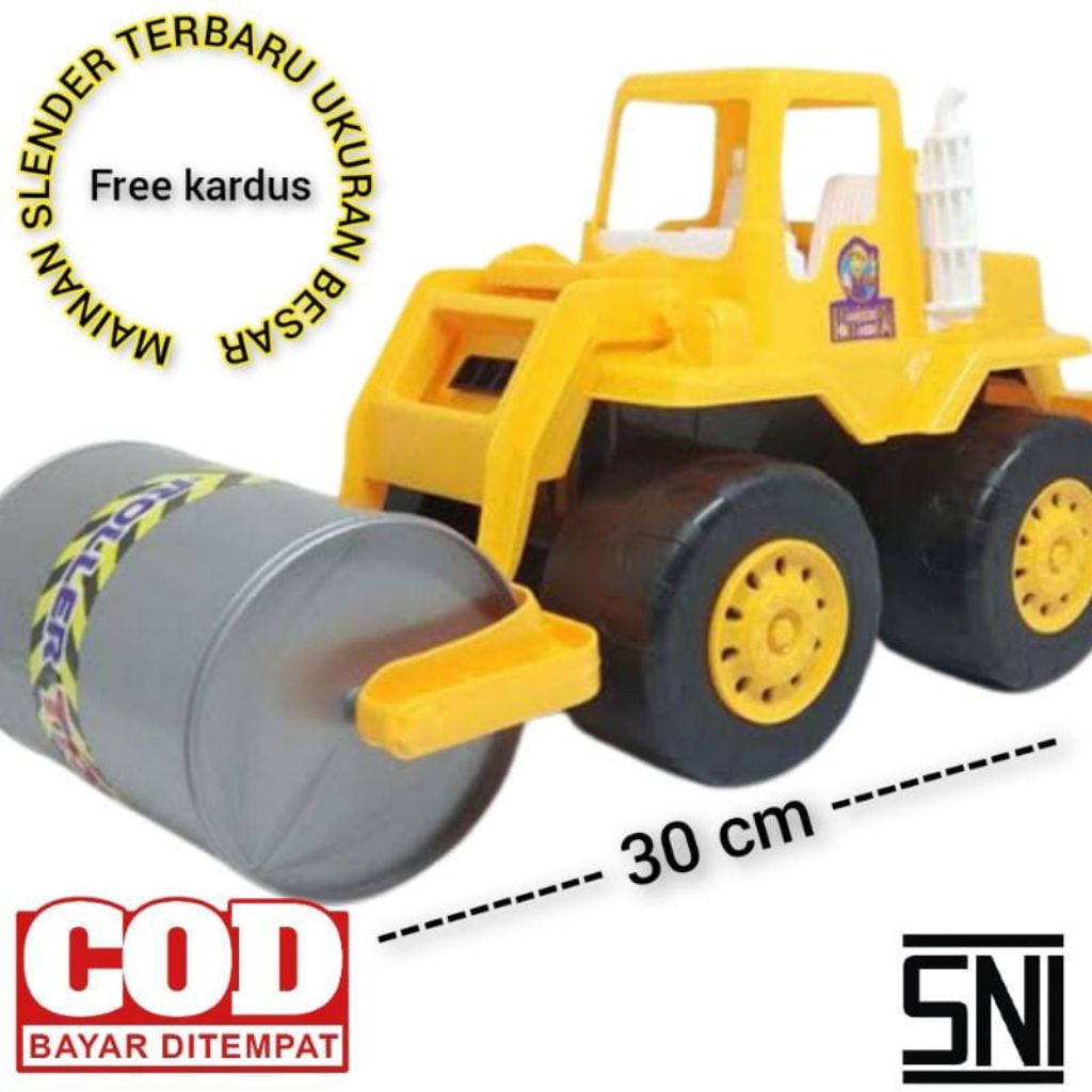 MAINAN ANAK MURAH.... MAINAN ANAK-ANAK MOBIL TRUK SLINDER / TRUK GILING ASPAL