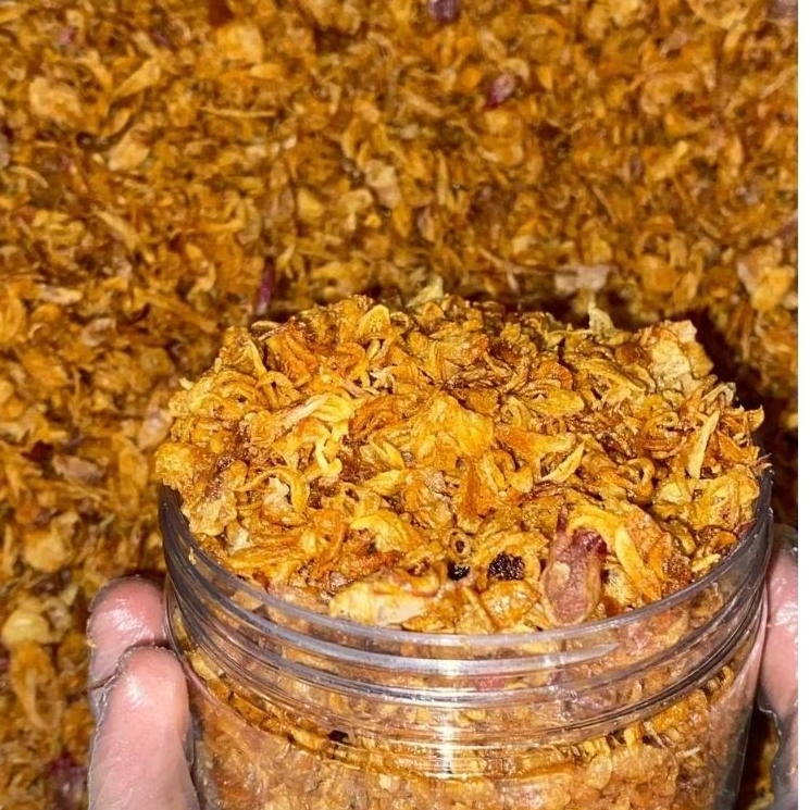 

BAWANG GORENG BREBES PREMIUM,TANPA BAHAN PENGAWET DAN TANPA MSG, BAHAN BERKUALITAS =.
