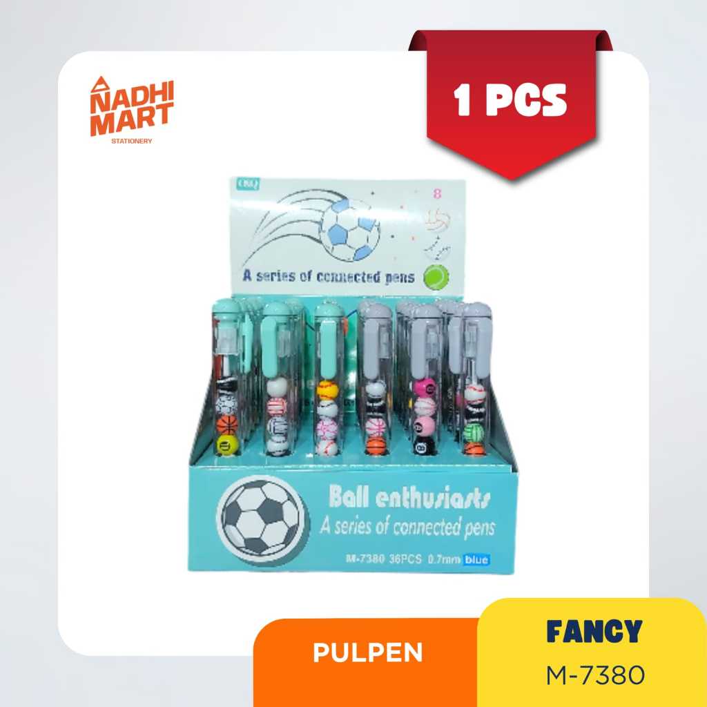 

BP KLIK M-7380 BASKET PULPEN BOLA BOLA TINTA HITAM 07MM