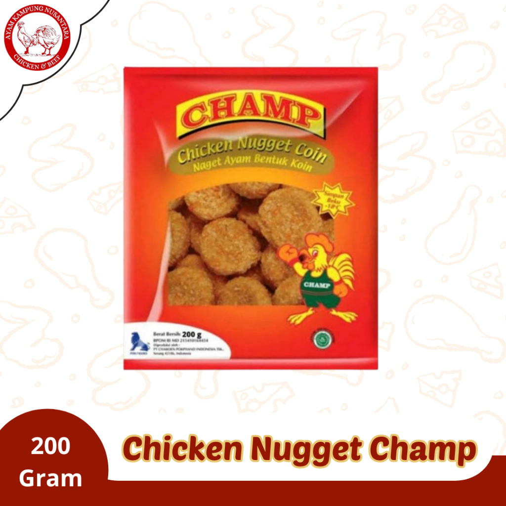 

Chicken Nugget Champ Coin 200gr