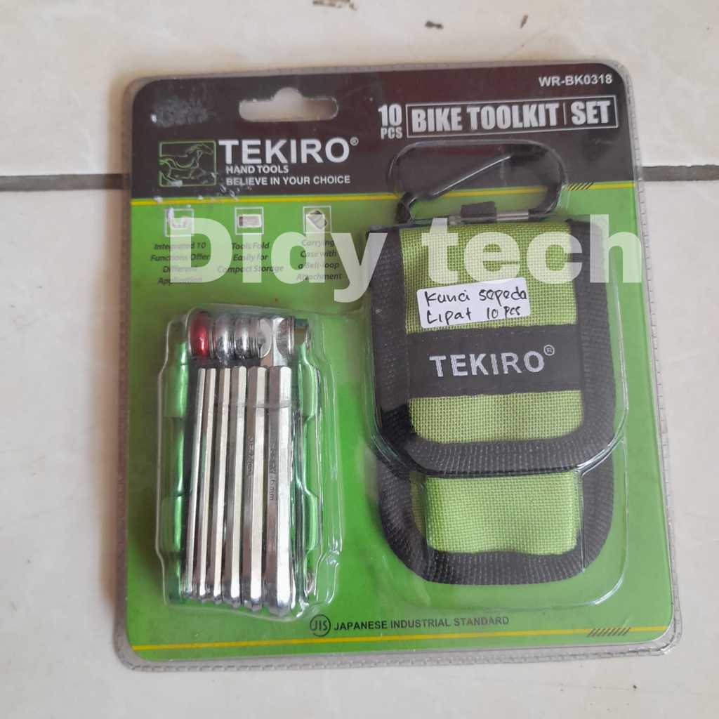 BIKE TOOLKIT TEKIRO 10PCS