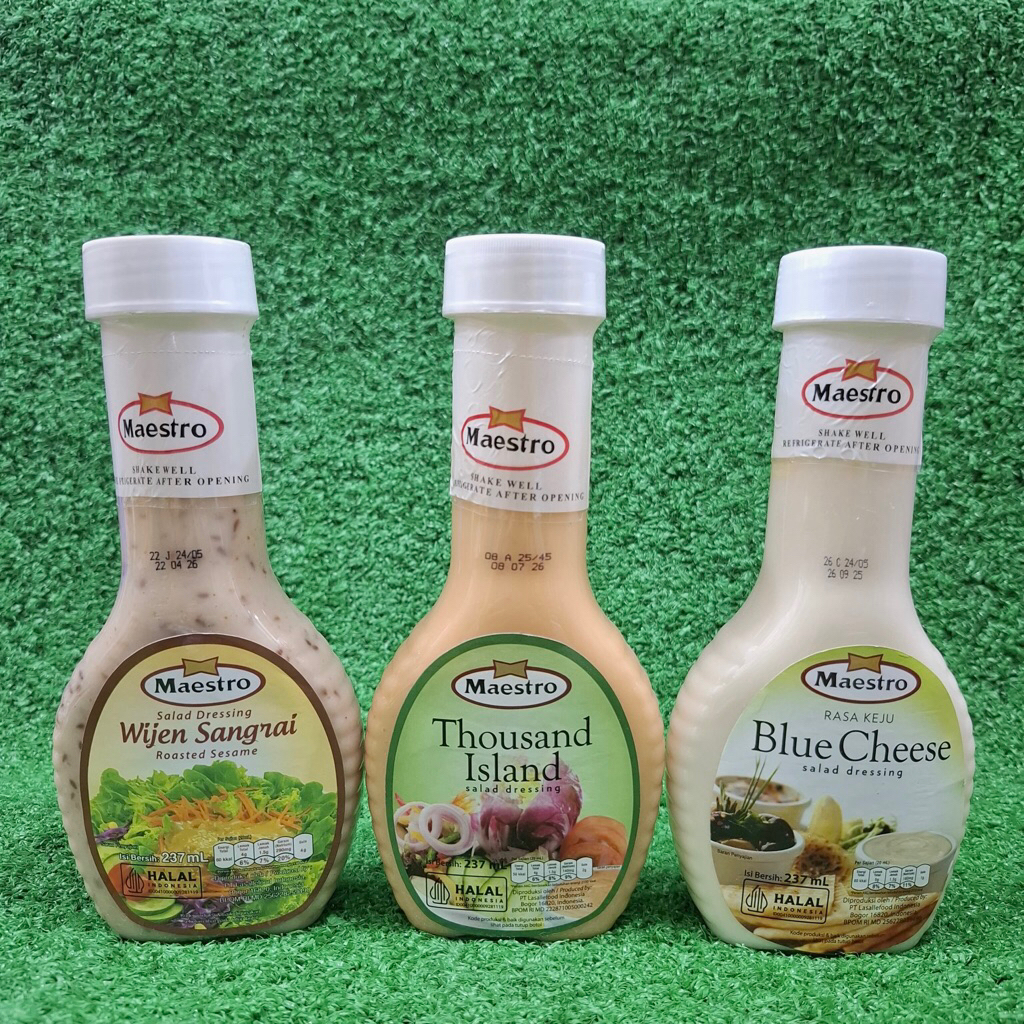 

Maestro Salad Dressing Sauce Saus 237ml Lokal HALAL