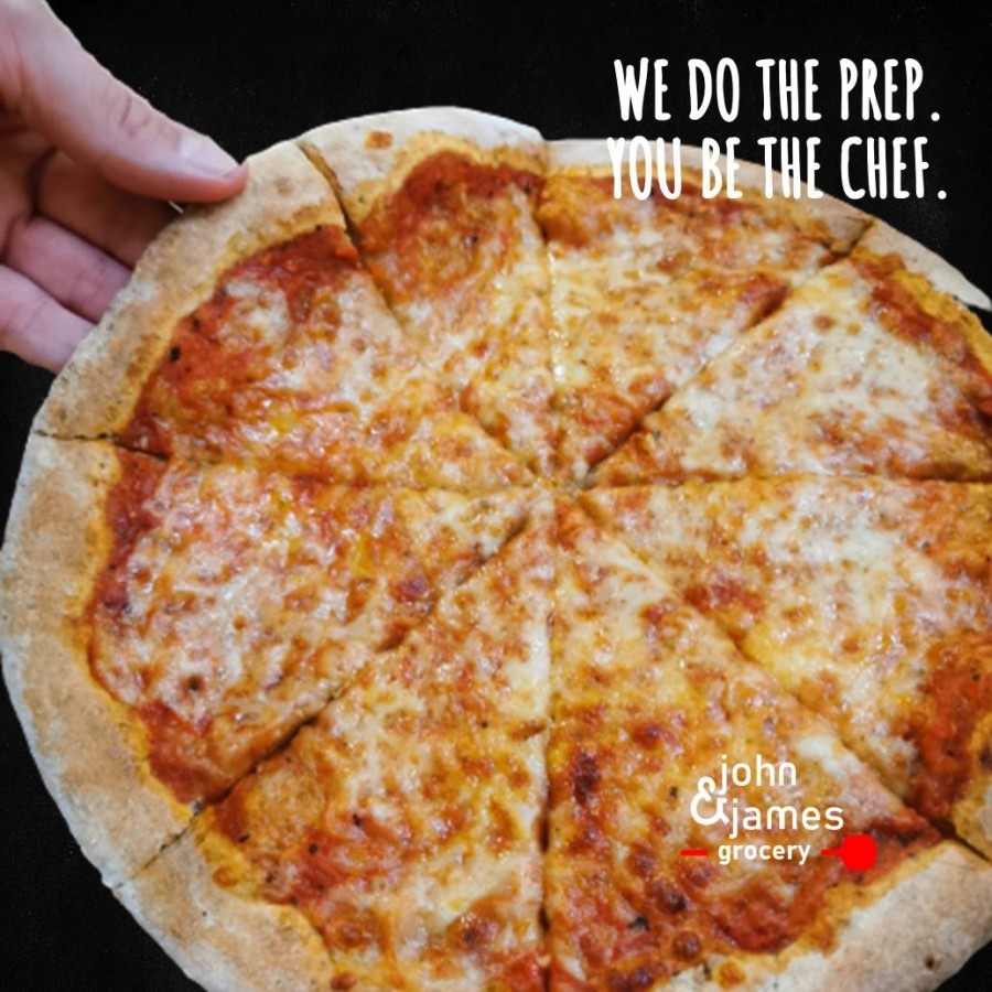 

VEGAN Whole Wheat Pizza Margherita - John & James grocery