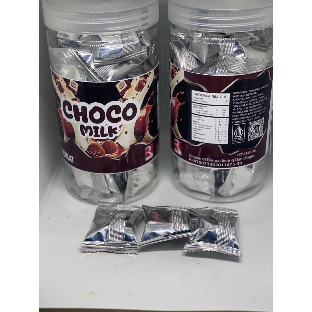 

30pcs chocomilk coklat compound by rayya / 1 toples chocolate eceran 1rban / jajanan anak sd / jajanan viral / jajanan sekolah / coklat viral
