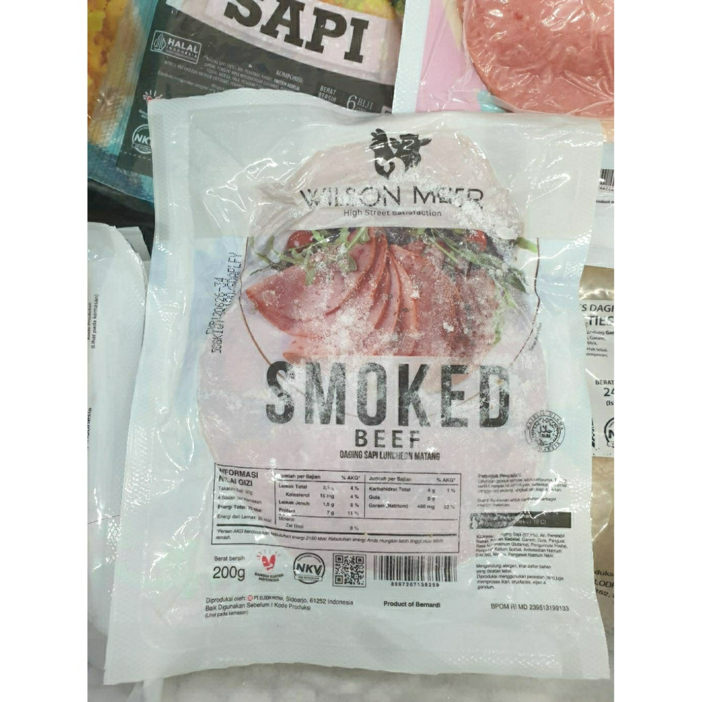 

Wilson Meier Smoked Beef 200 gr