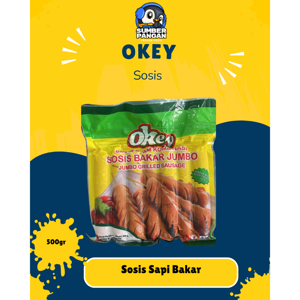 

Okey Sosis Bakar Jumbo 500gr