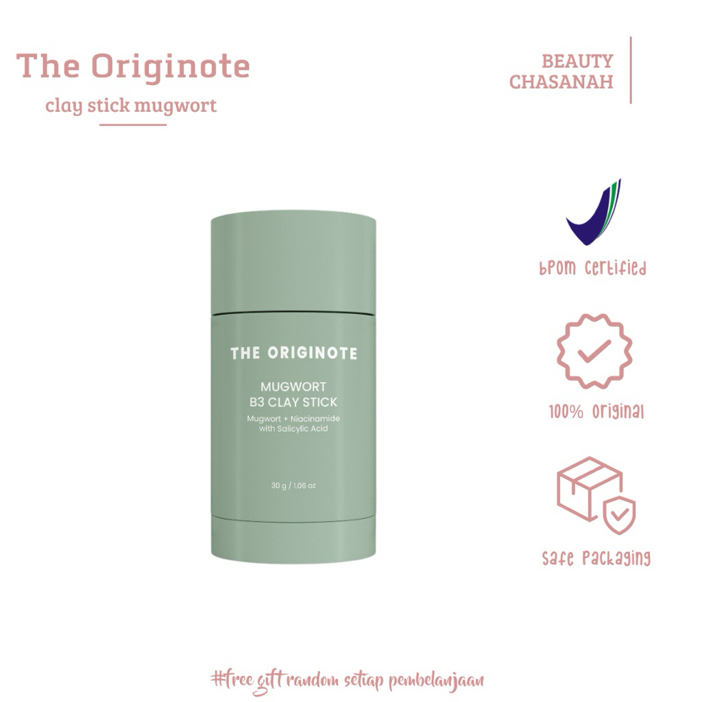 [FREE GIFT] THE ORIGINOTE MUGWORT B2 CLAY STICK MASK | CLAY MASK MUGWORT ORIGINOTE
