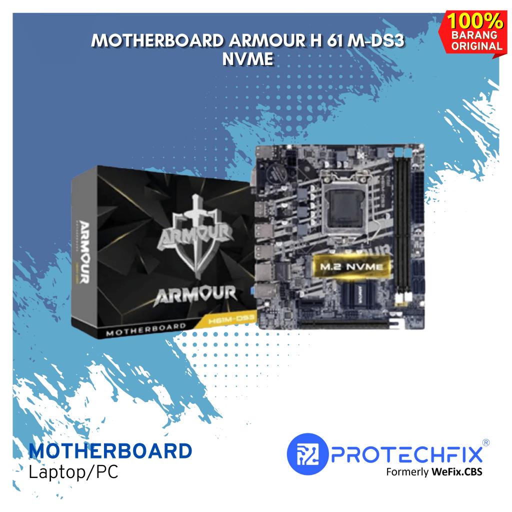 MOTHERBOARD ARMOUR H61M-DS3 NVME H61