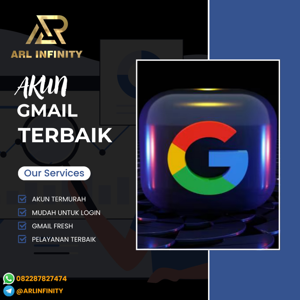 Gmail Permanen Bisa Digunakan Termurah Bergaransi