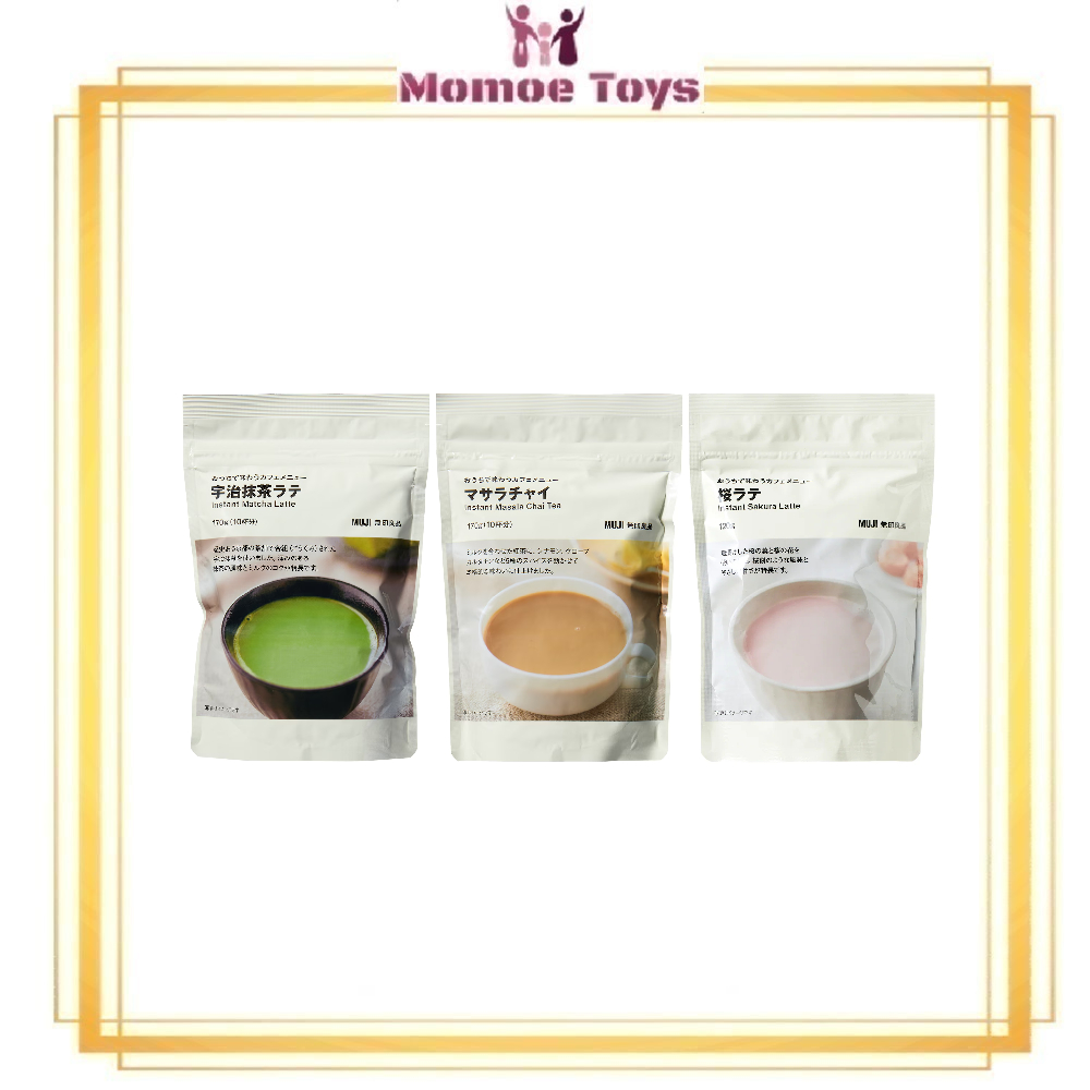 

Muji Instant Drinks Powder - Bubuk Minuman Instant Muji Matcha Latte, Sakura Latte, Masala Chai Tea Original Jepang