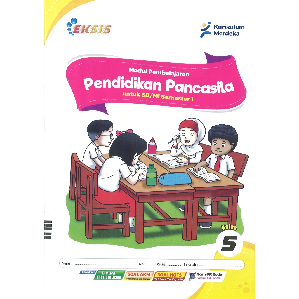 LKS Eksis Pendidikan Pancasila Kelas 5 SD Semester 1 Kurikulum Merdeka Tahun Ajaran 2025/2026