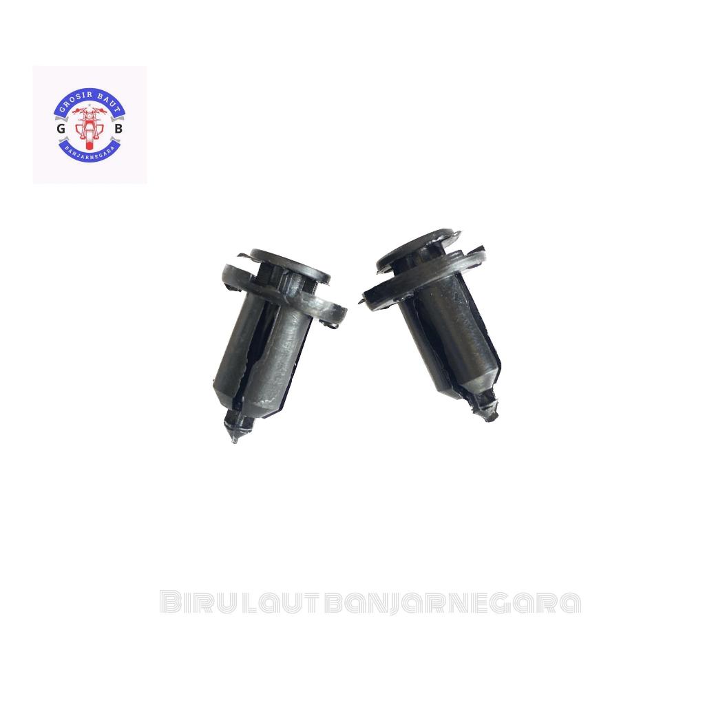 [isi 10 pcs] Klip Kancing Bumper / Fender Mobil Honda (Ukuran L - Panjang) -  Honda Jazz City Civic 