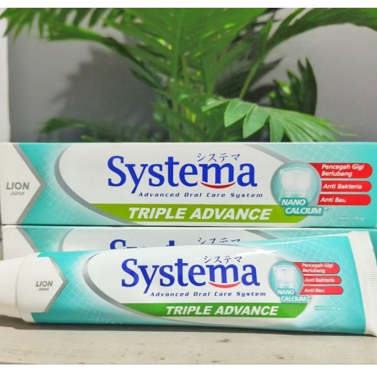 Systema Triple Advance Pasta Gigi / Odol Systema Pembersih Mulut & Gusi 190gr
