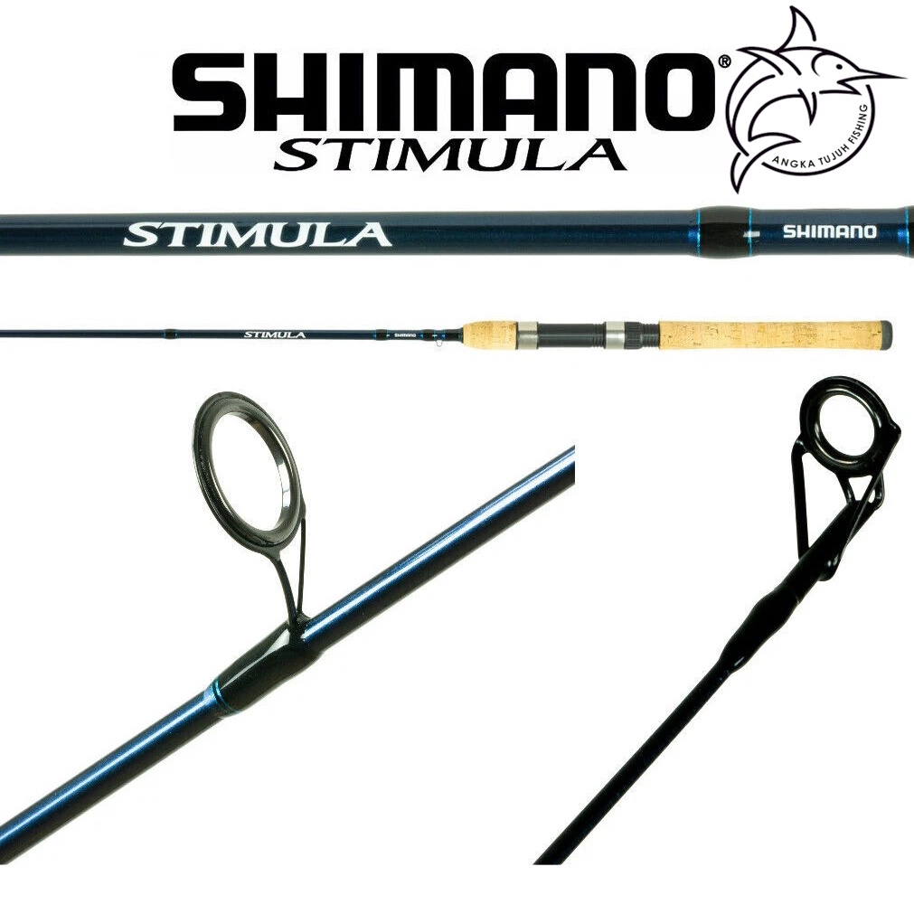 Joran Spinning Shimano Stimula 180cm 195cm Rod Pancing Empang Galatama