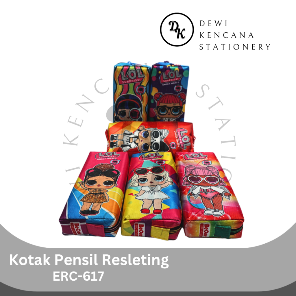 

Beone Kotak Pensil Resleting Lol erc-617