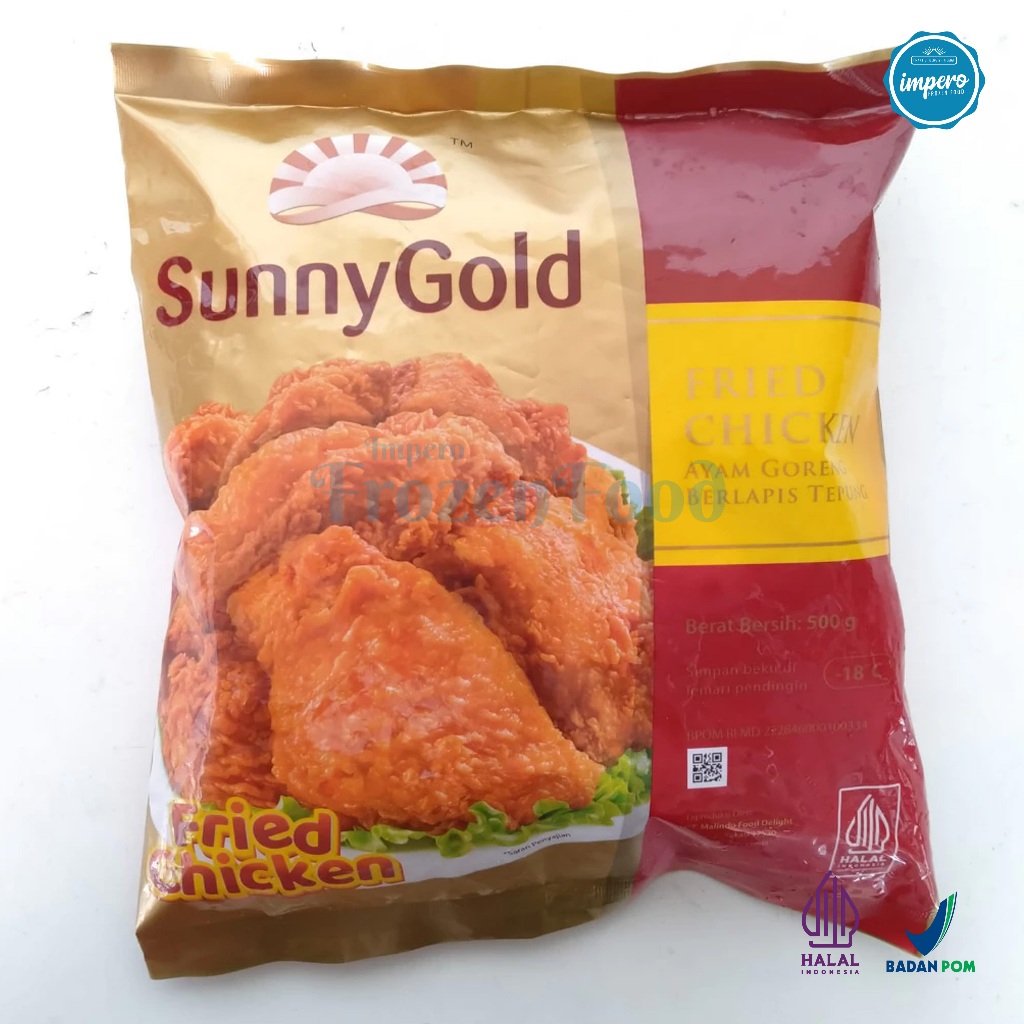 

Sunny Gold Fried Chicken 500gr Halal