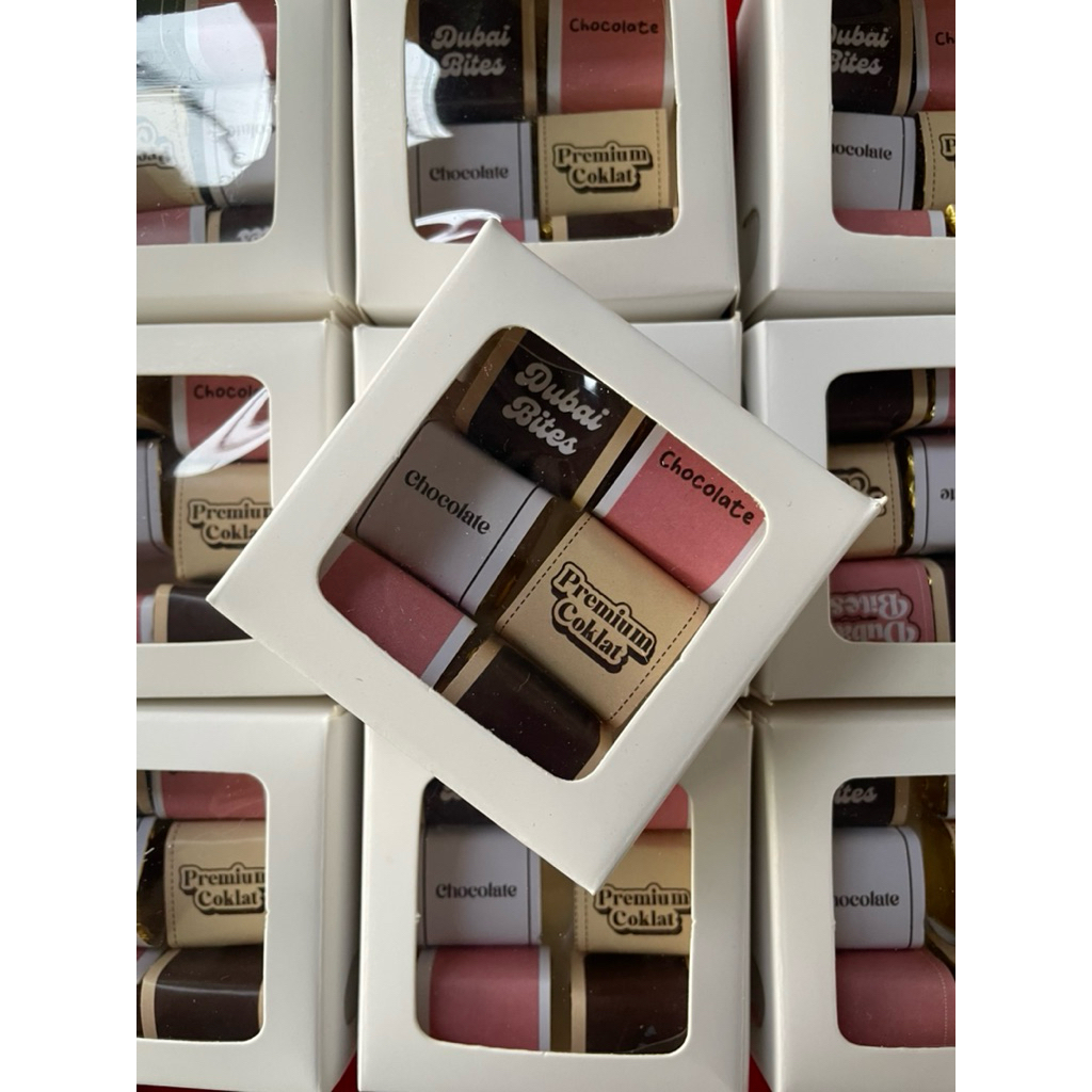 

Coklat Dubai Mini viral Box isi 6 best seller