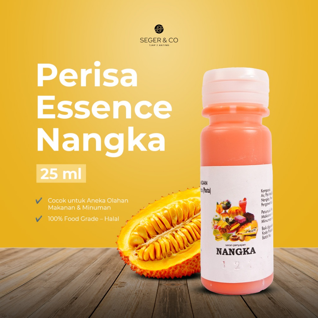 

Seger & Co Nangka Essence Pasta Perisa Makanan 25ml | Bahan Tambahan Pangan Makanan & Minuman Halal Food Grade