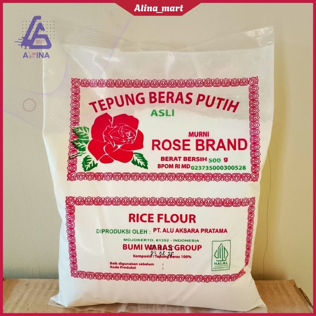 

Tepung Beras Putih Rose Brand (500 gram)