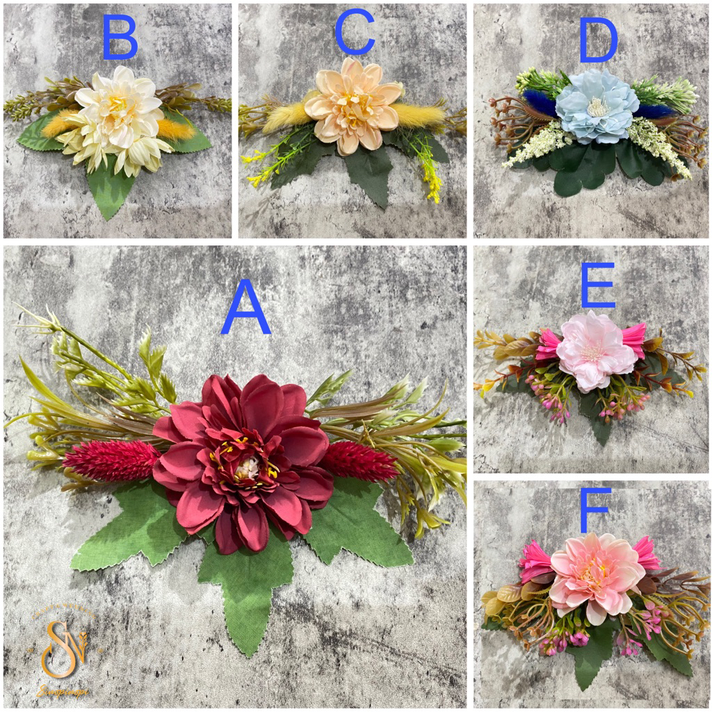 Rangkaian Bunga Articial | Hiasan Seserahan Hantaran kue atau dekor