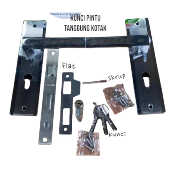 KUNCI PINTU TANGGUNG RUMAH HANDLE PINTU 20cm SET